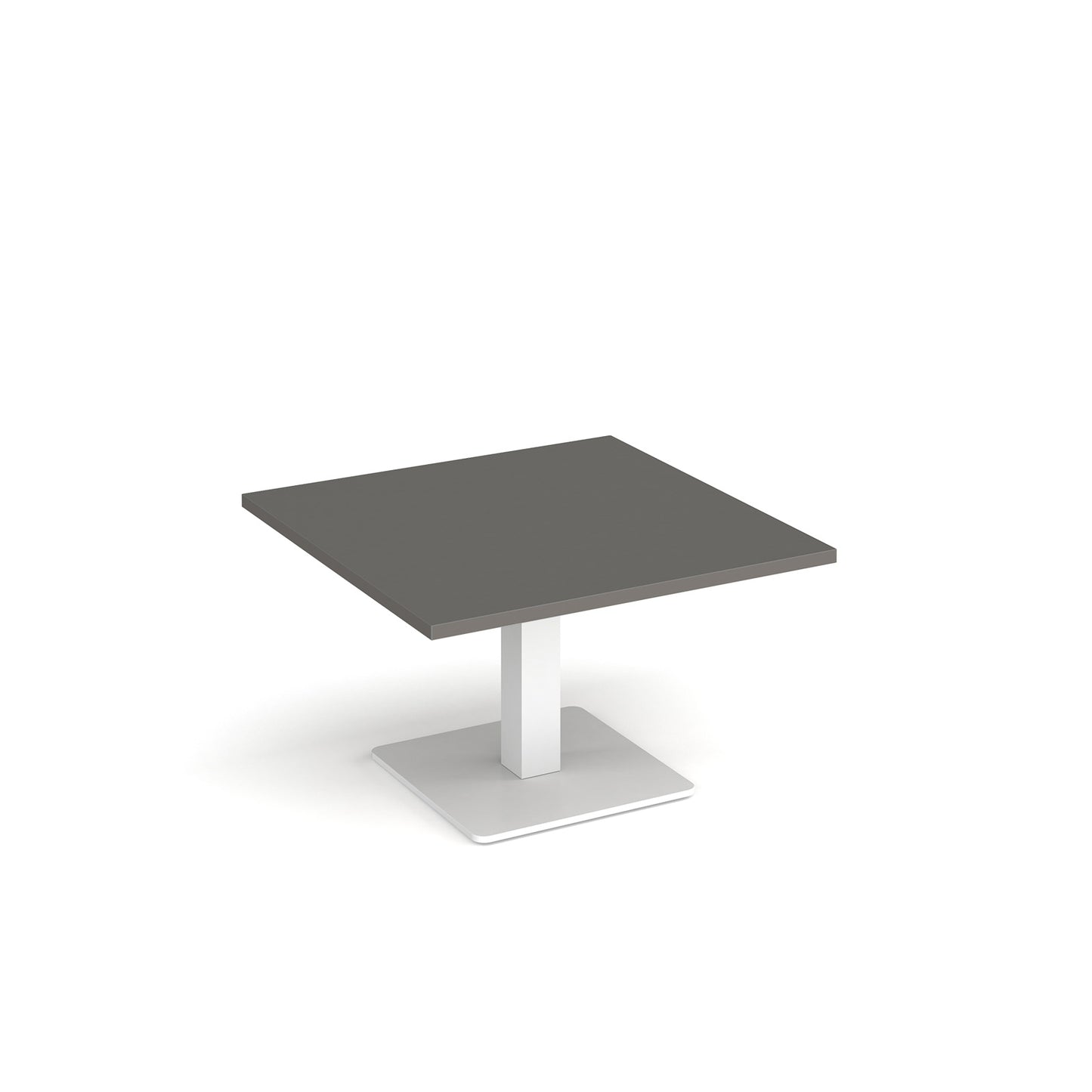 Brescia square coffee table with flat square base