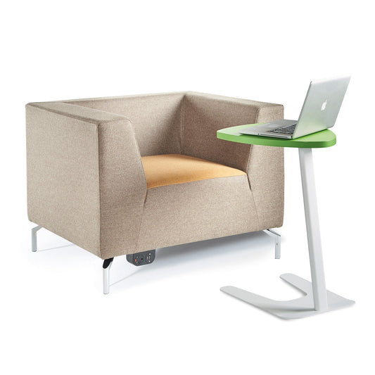 Buddy laptop table with shield top