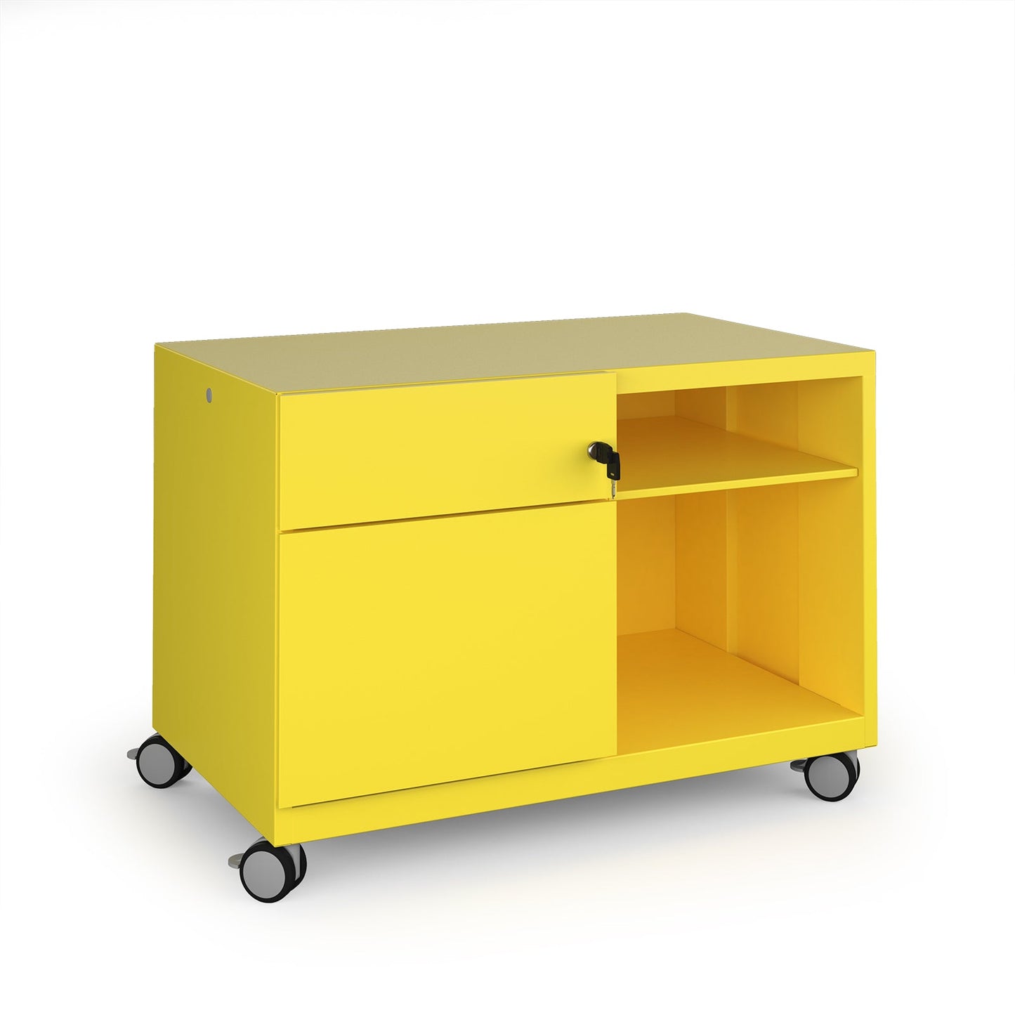 Bisley steel caddy left hand storage unit
