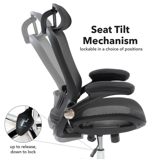 Curva high back mesh chair