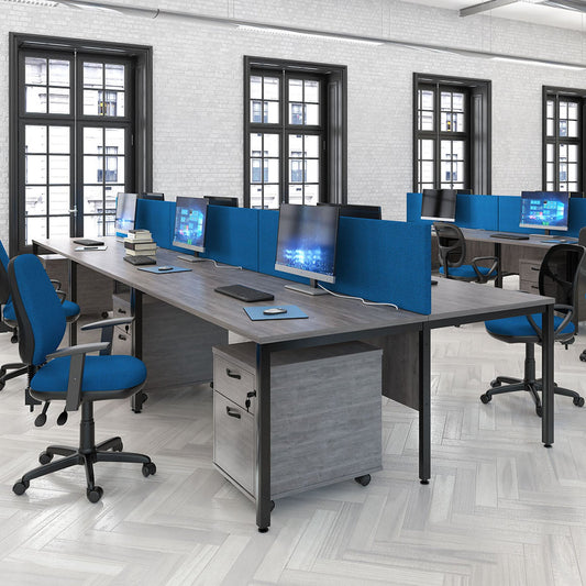 Maestro 25 bench back to back ergonomic desks