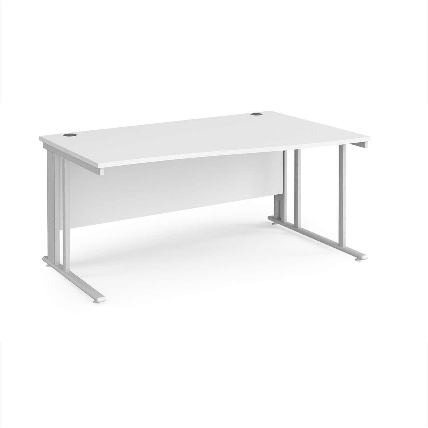 Maestro 25 cable managed right hand wave desk