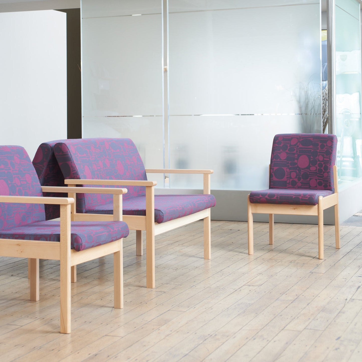 Meavy Wood Frame Arm Chair