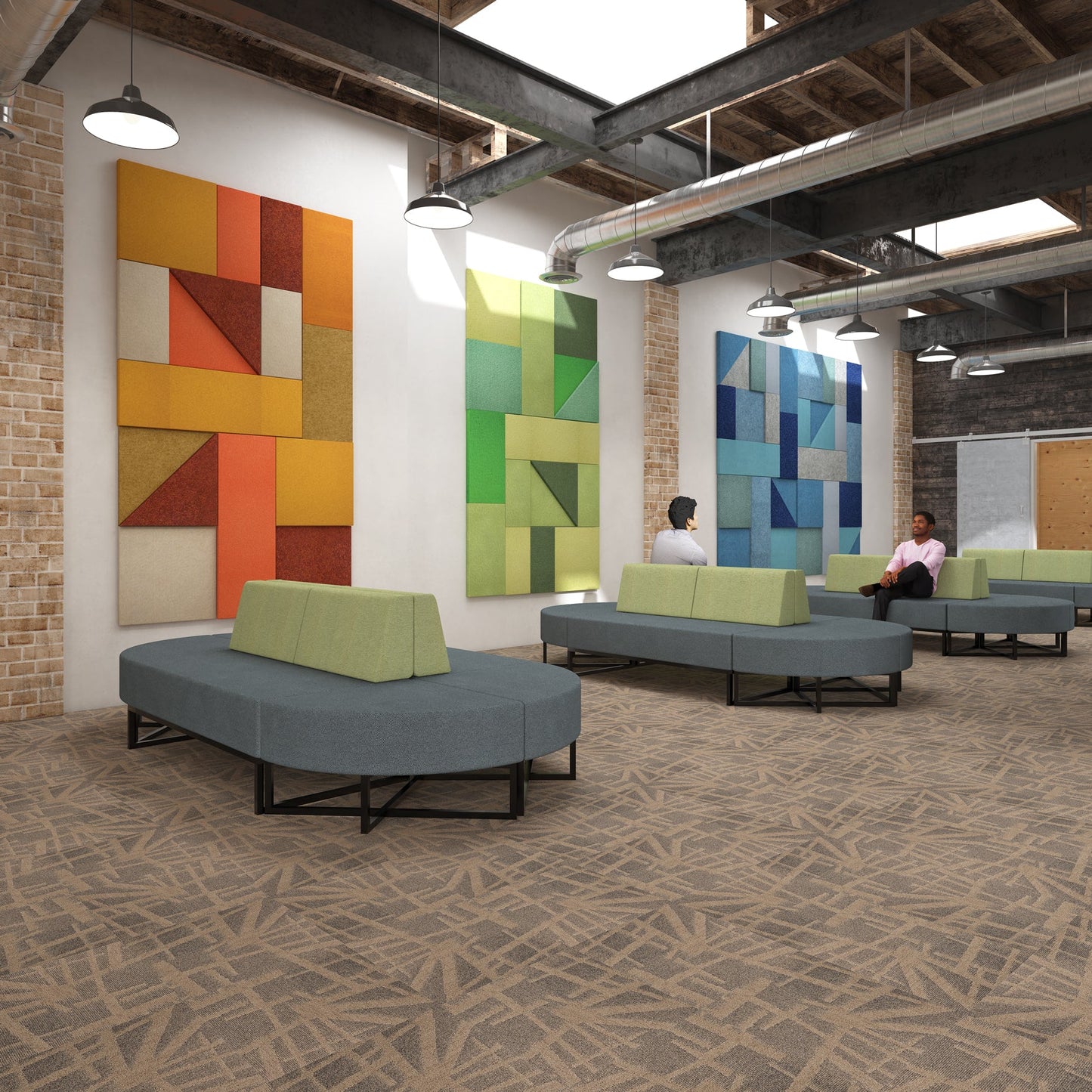 Piano Tiles acoustic triangular wall tiles