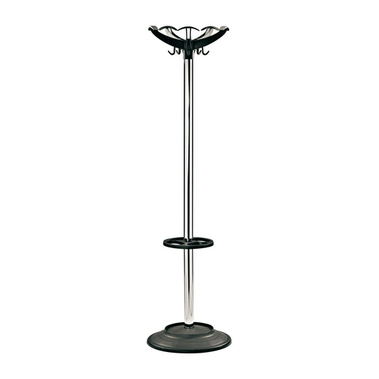 Coat and umbrella stand - black