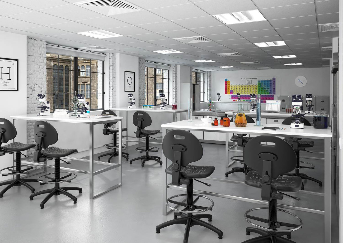 Prema polyurethane industrial operators chair