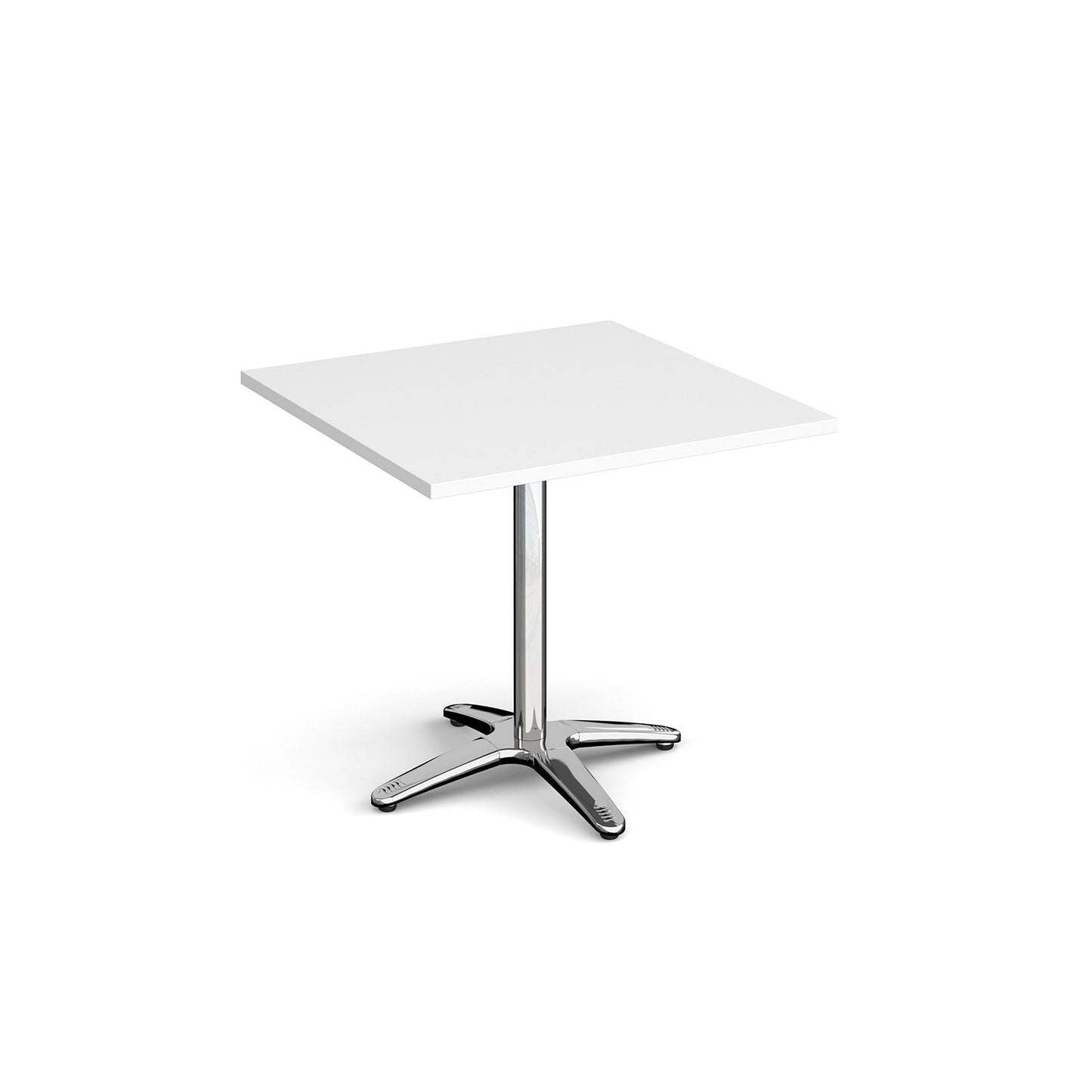 Roma square dining table with 4 leg base