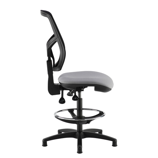 Senza mesh back draughtsman's chair