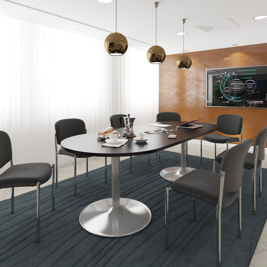 Trumpet base square extension table