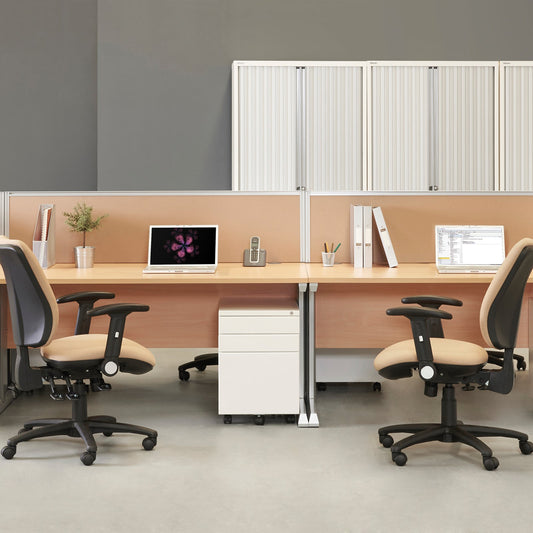 Vivo straight desk 800mm deep
