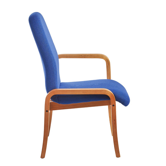 Yealm modular wooden frame reception seating - left hand arm