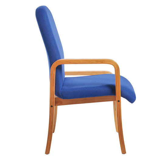 Yealm modular wooden frame reception seating - right hand arm