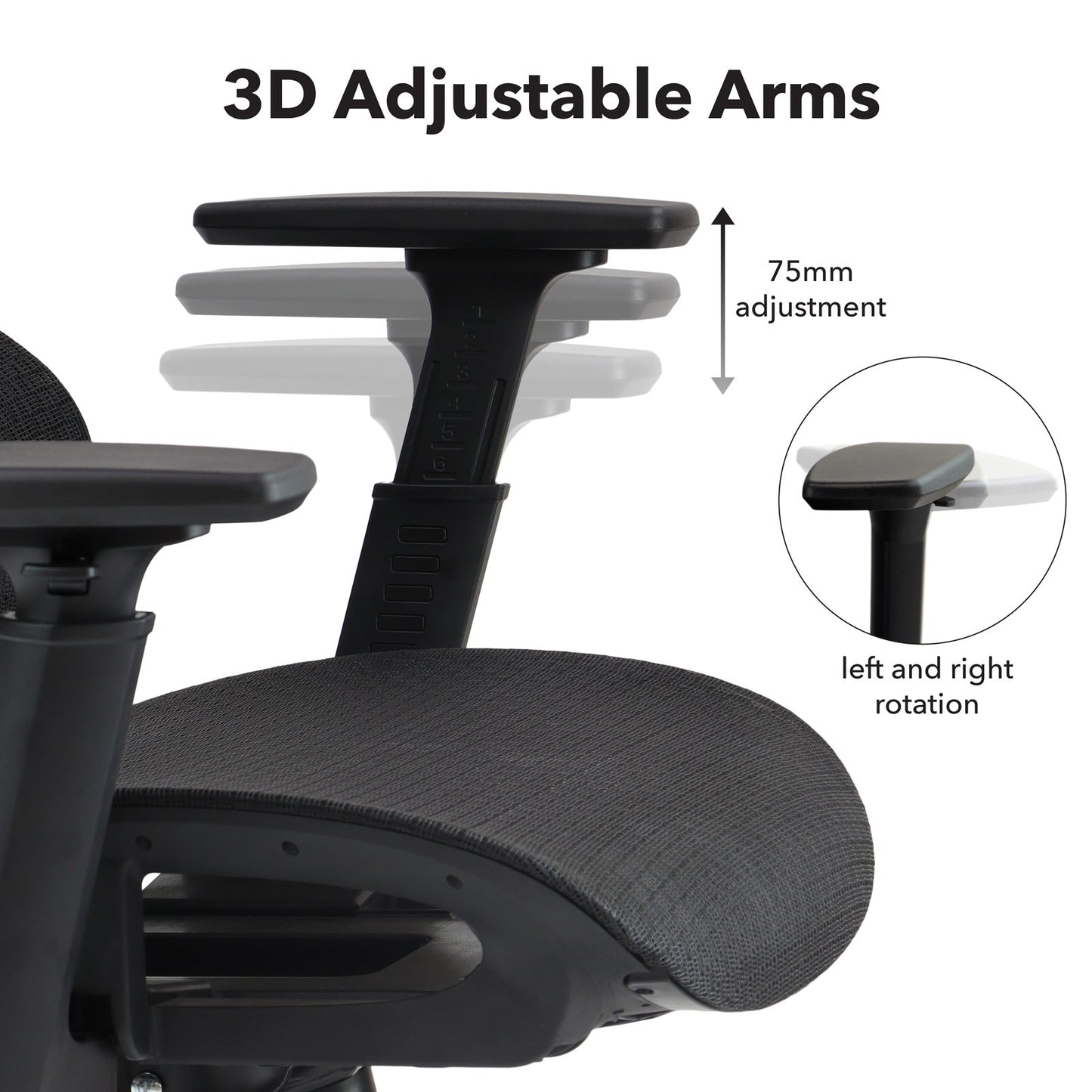 Zala mesh back operator chair with headrest