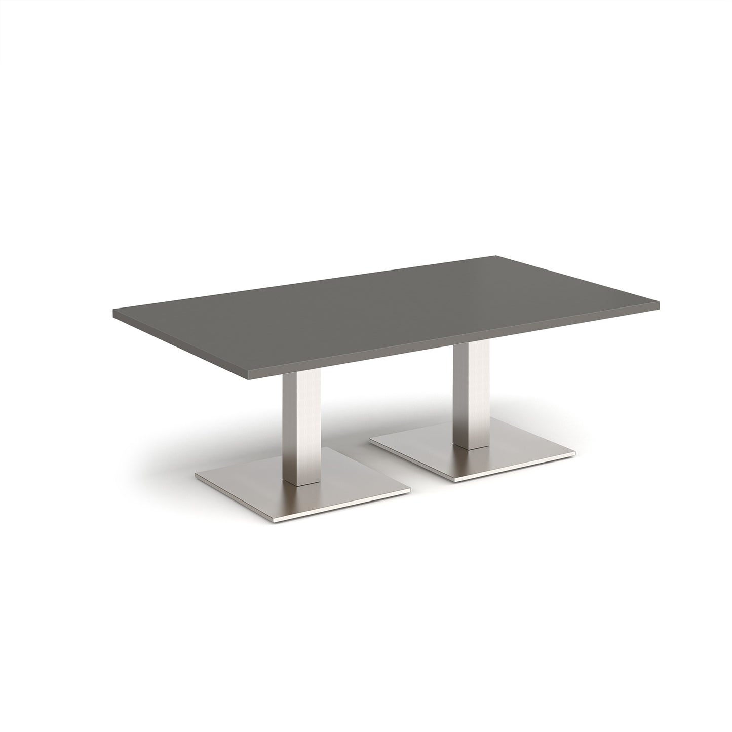 Brescia rectangular coffee table with square bases