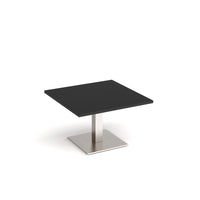 Brescia square coffee table with flat square base