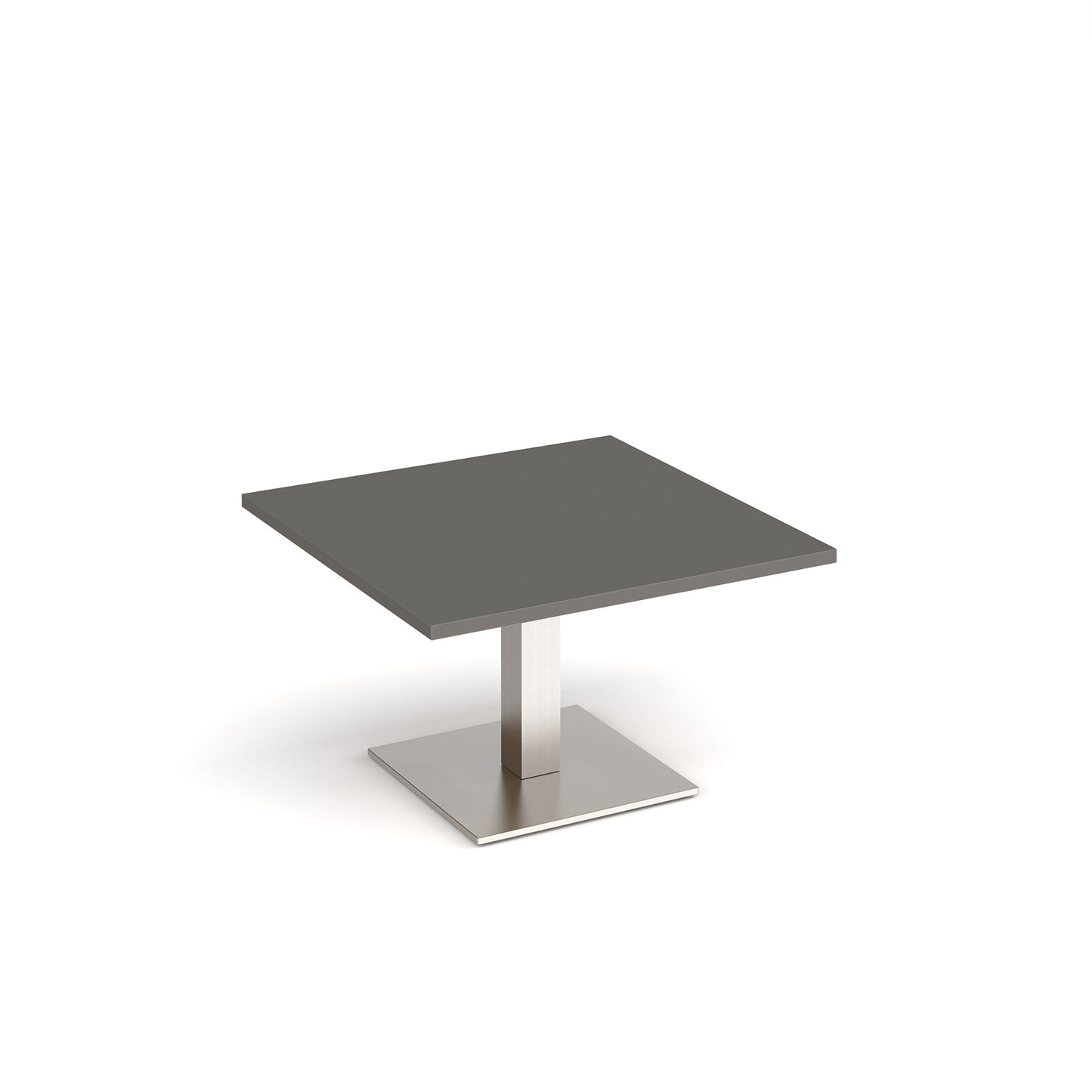 Brescia square coffee table with flat square base
