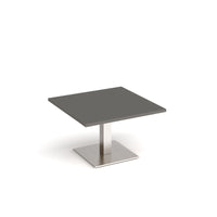 Brescia square coffee table with flat square base
