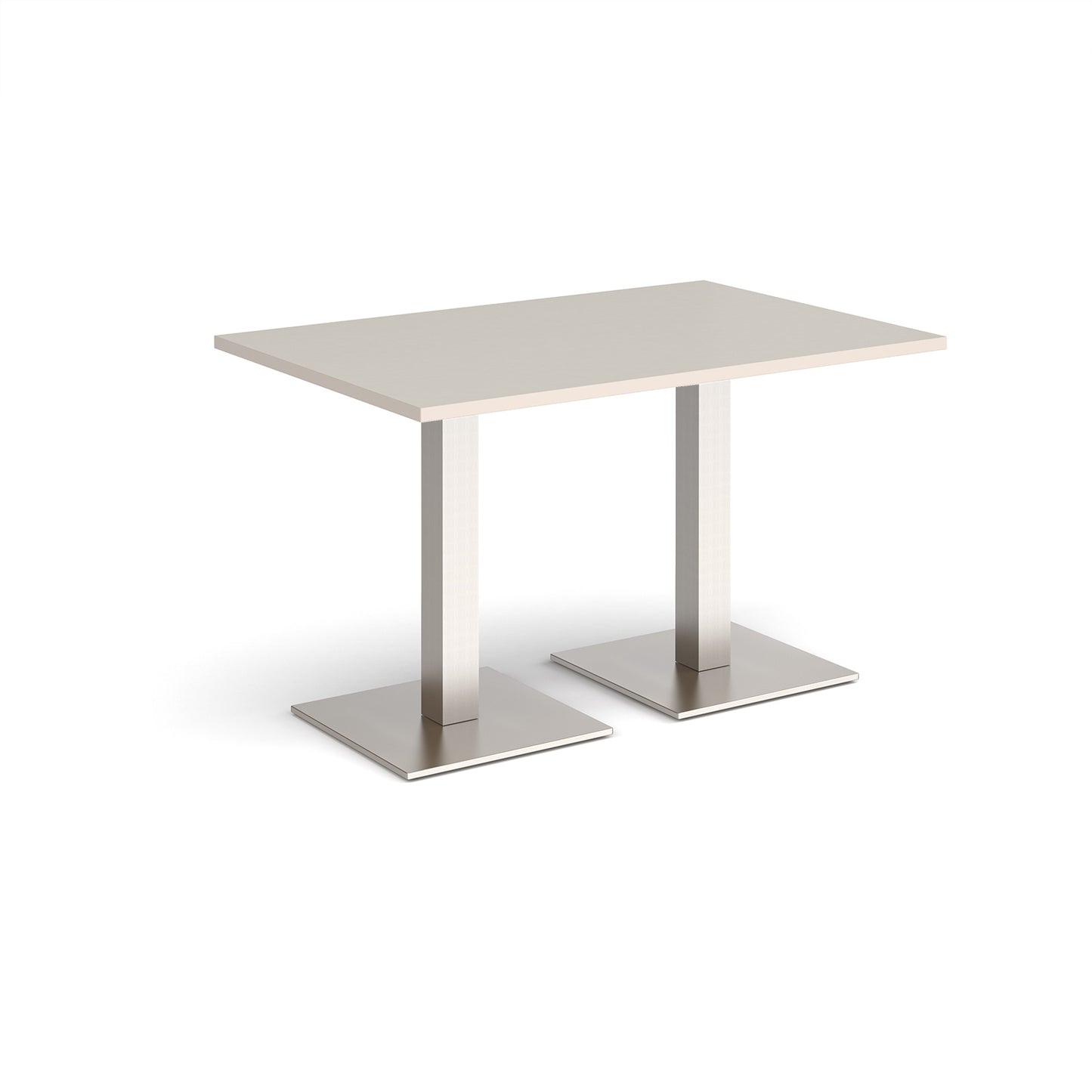 Brescia rectangular dining table with square bases