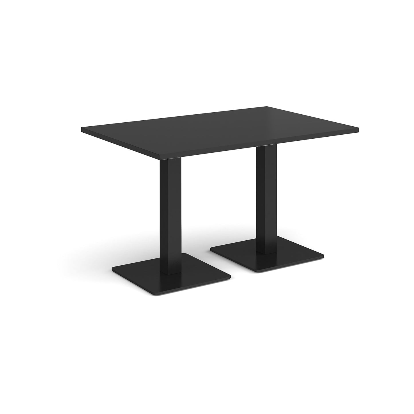 Brescia rectangular dining table with square bases