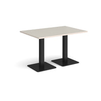 Brescia rectangular dining table with square bases