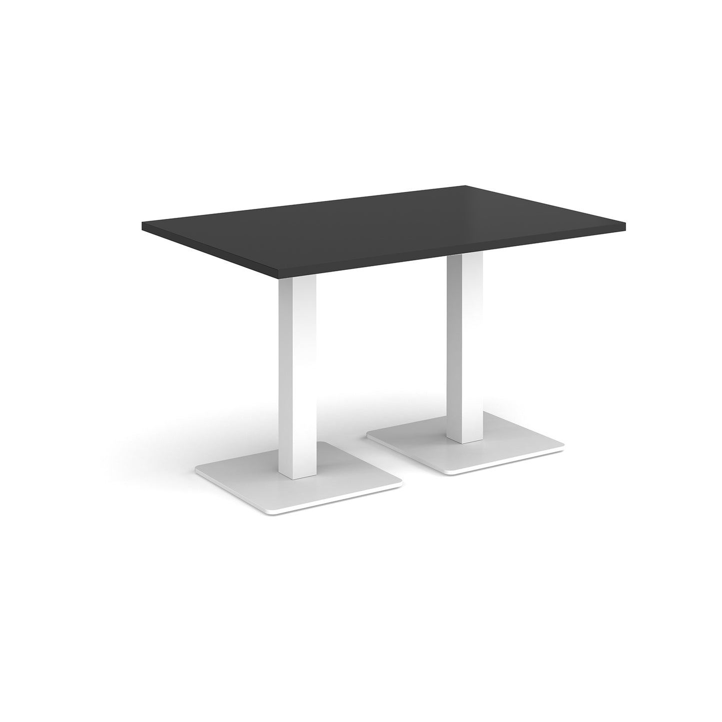 Brescia rectangular dining table with square bases