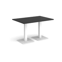 Brescia rectangular dining table with square bases