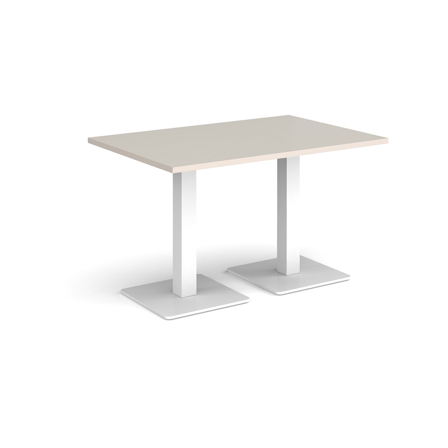 Brescia rectangular dining table with square bases