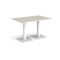 Brescia rectangular dining table with square bases