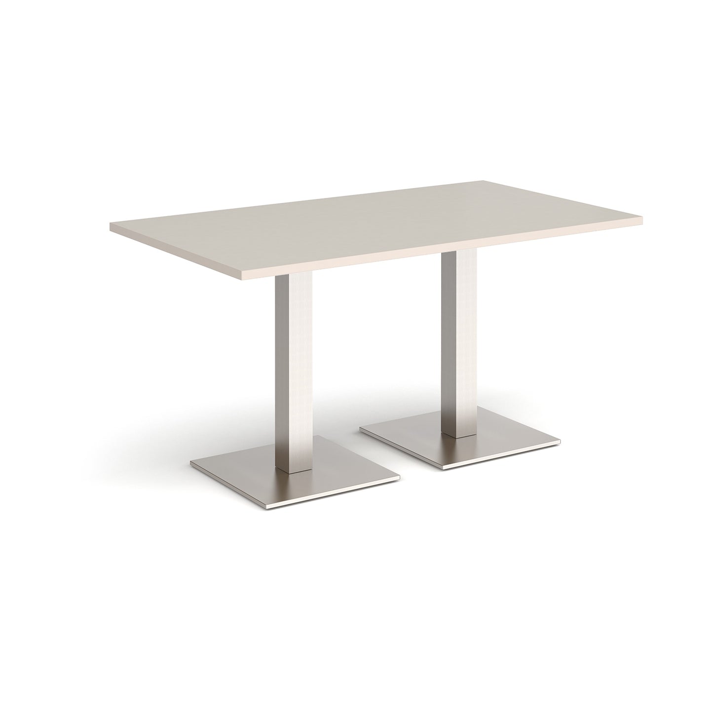 Brescia rectangular dining table with square bases