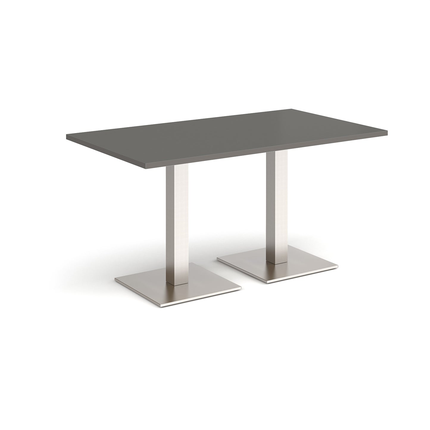 Brescia rectangular dining table with square bases