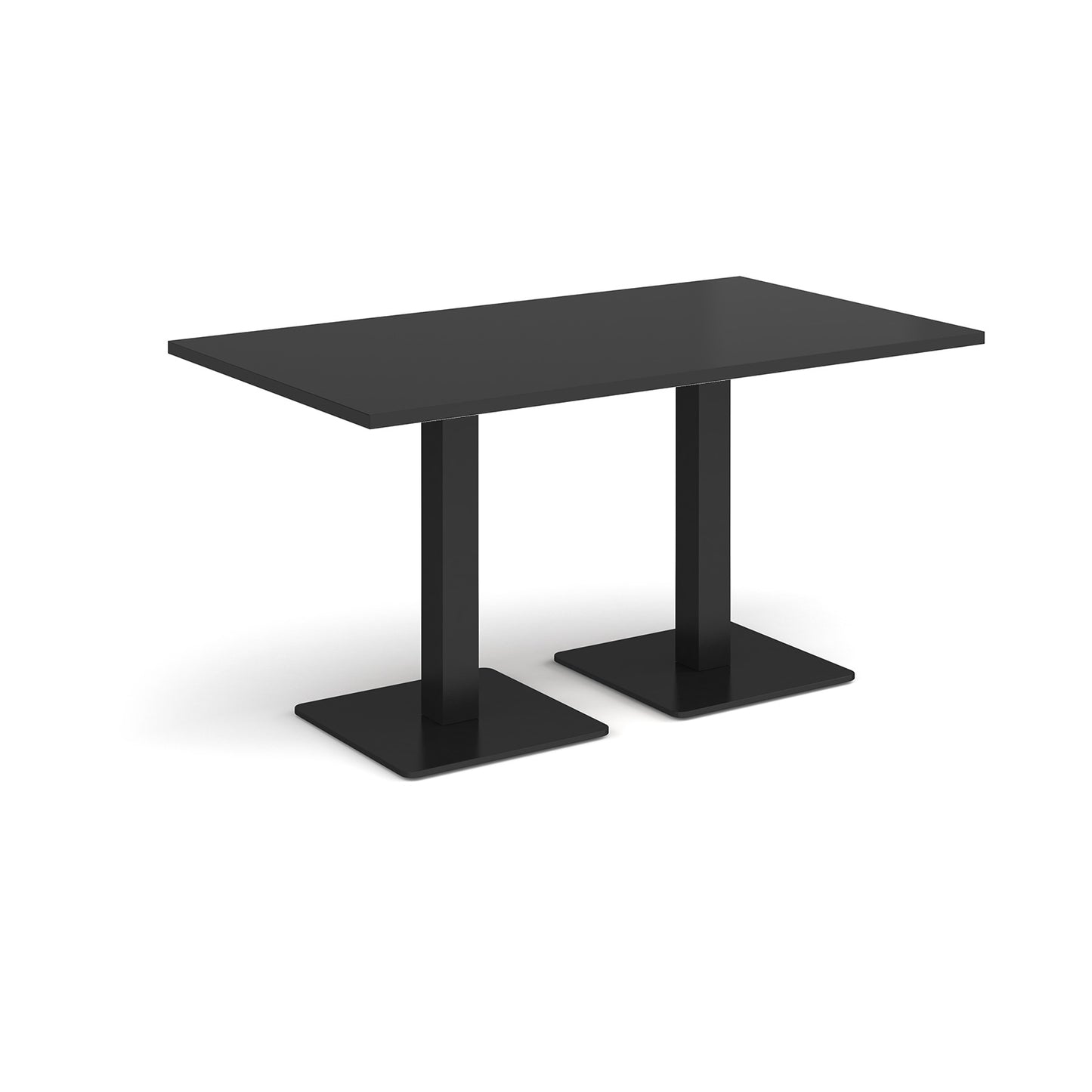 Brescia rectangular dining table with square bases