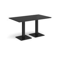 Brescia rectangular dining table with square bases