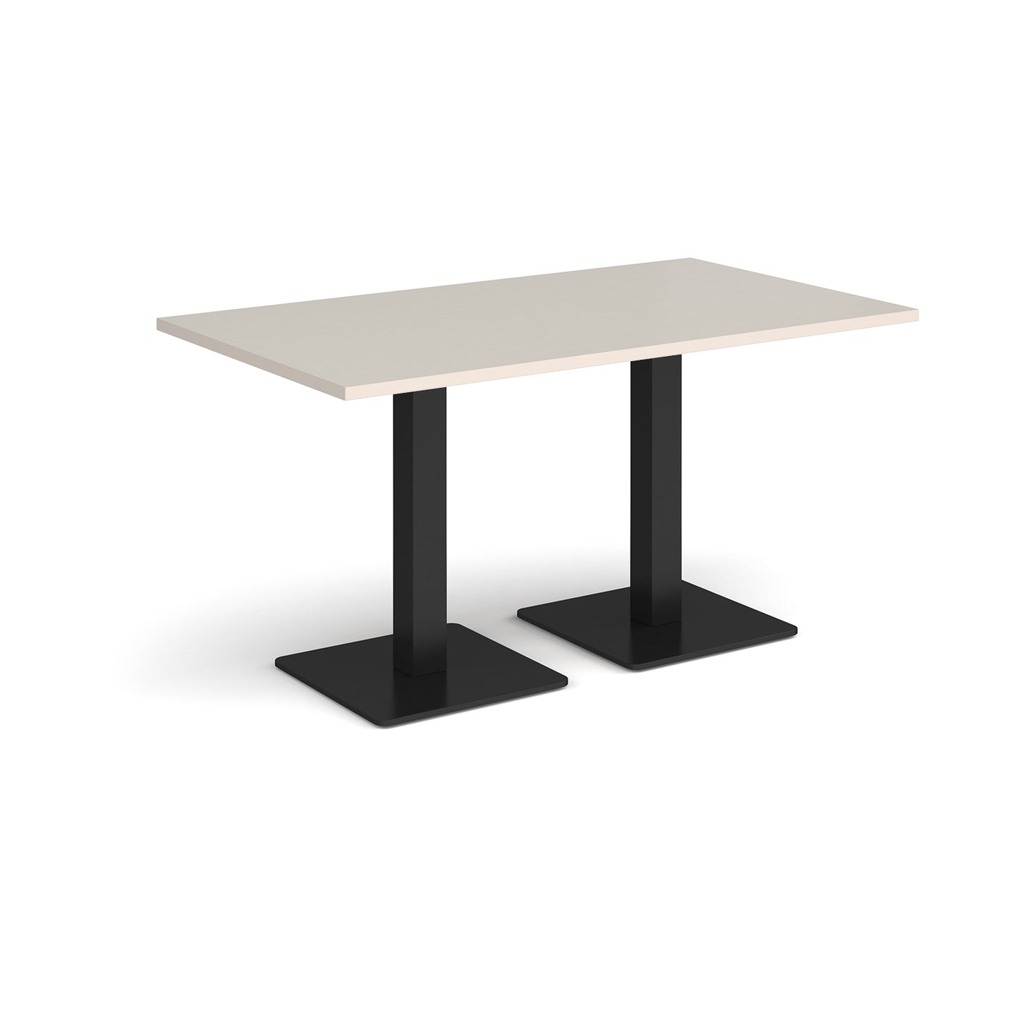 Brescia rectangular dining table with square bases