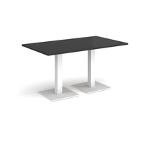 Brescia rectangular dining table with square bases