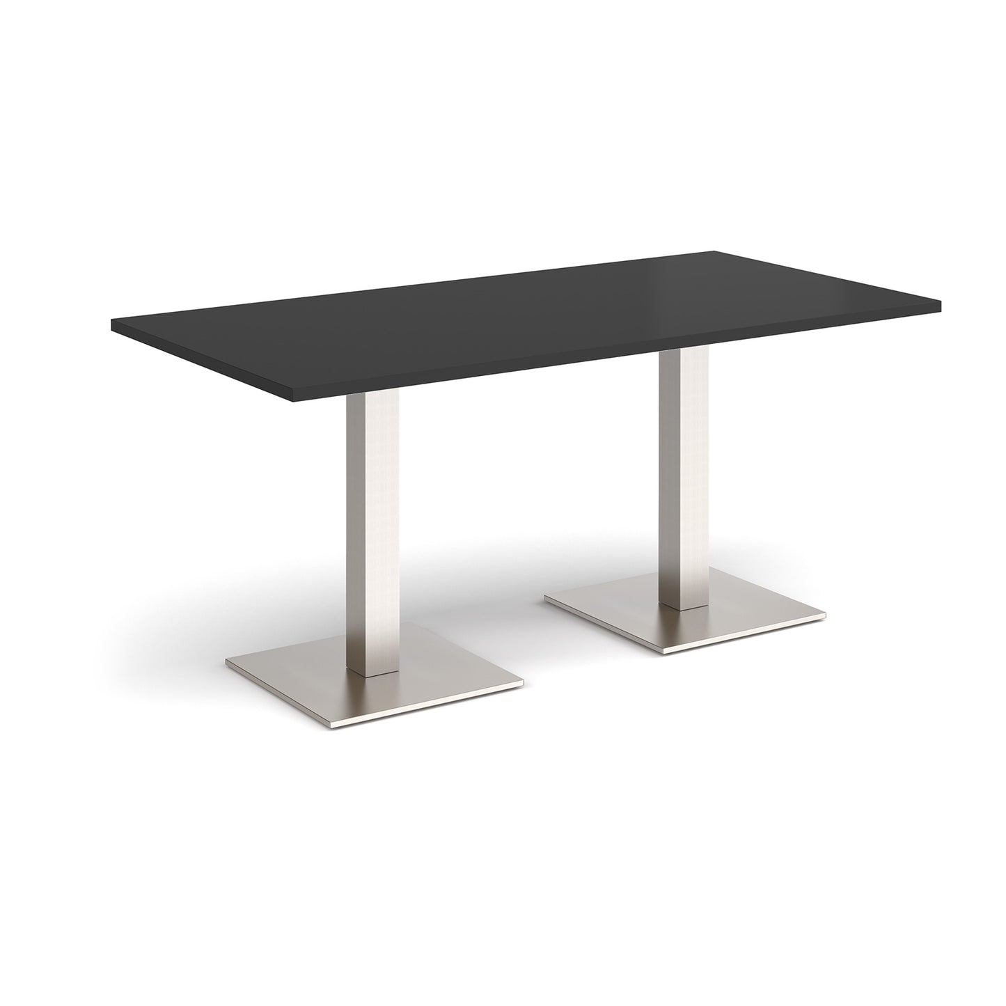 Brescia rectangular dining table with square bases