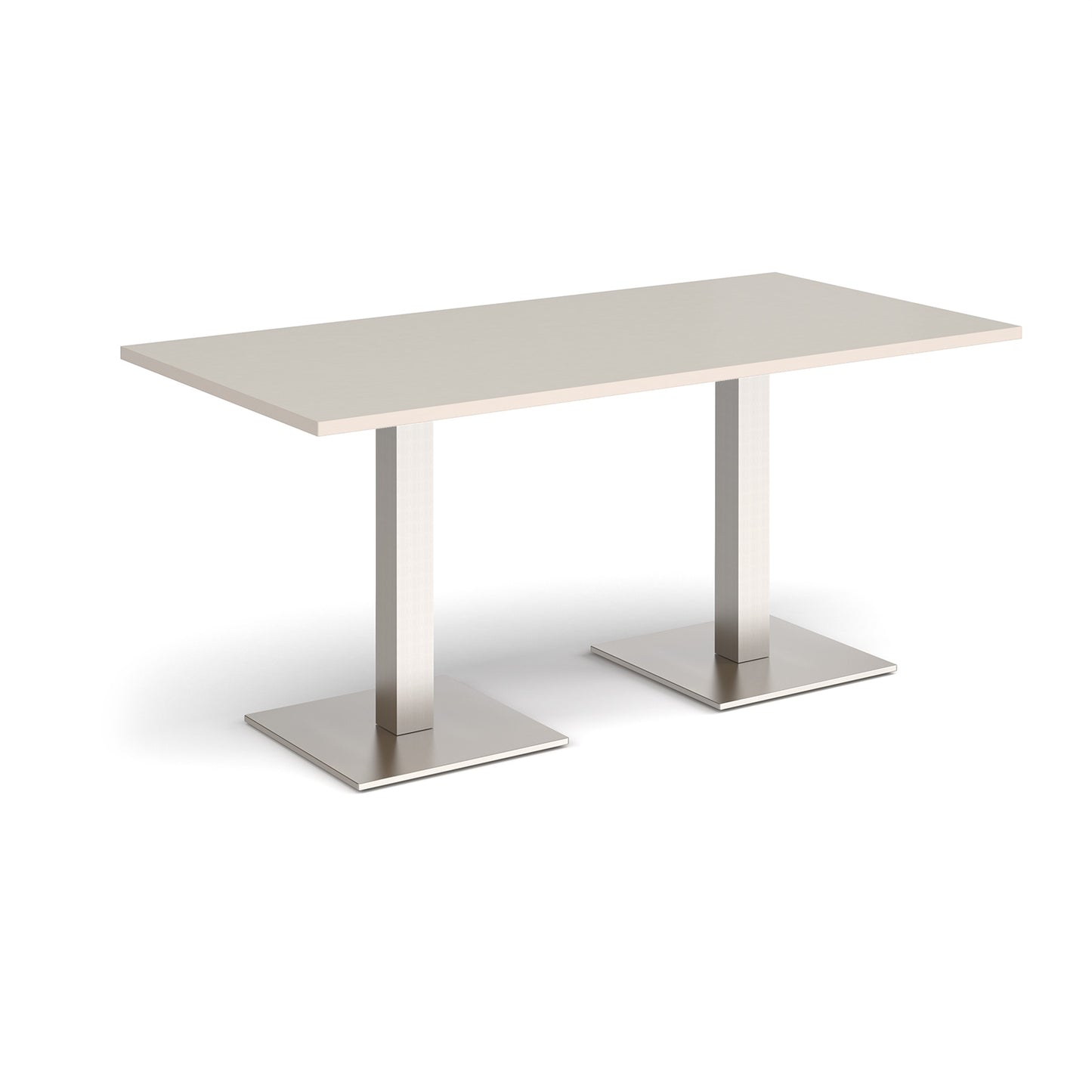 Brescia rectangular dining table with square bases