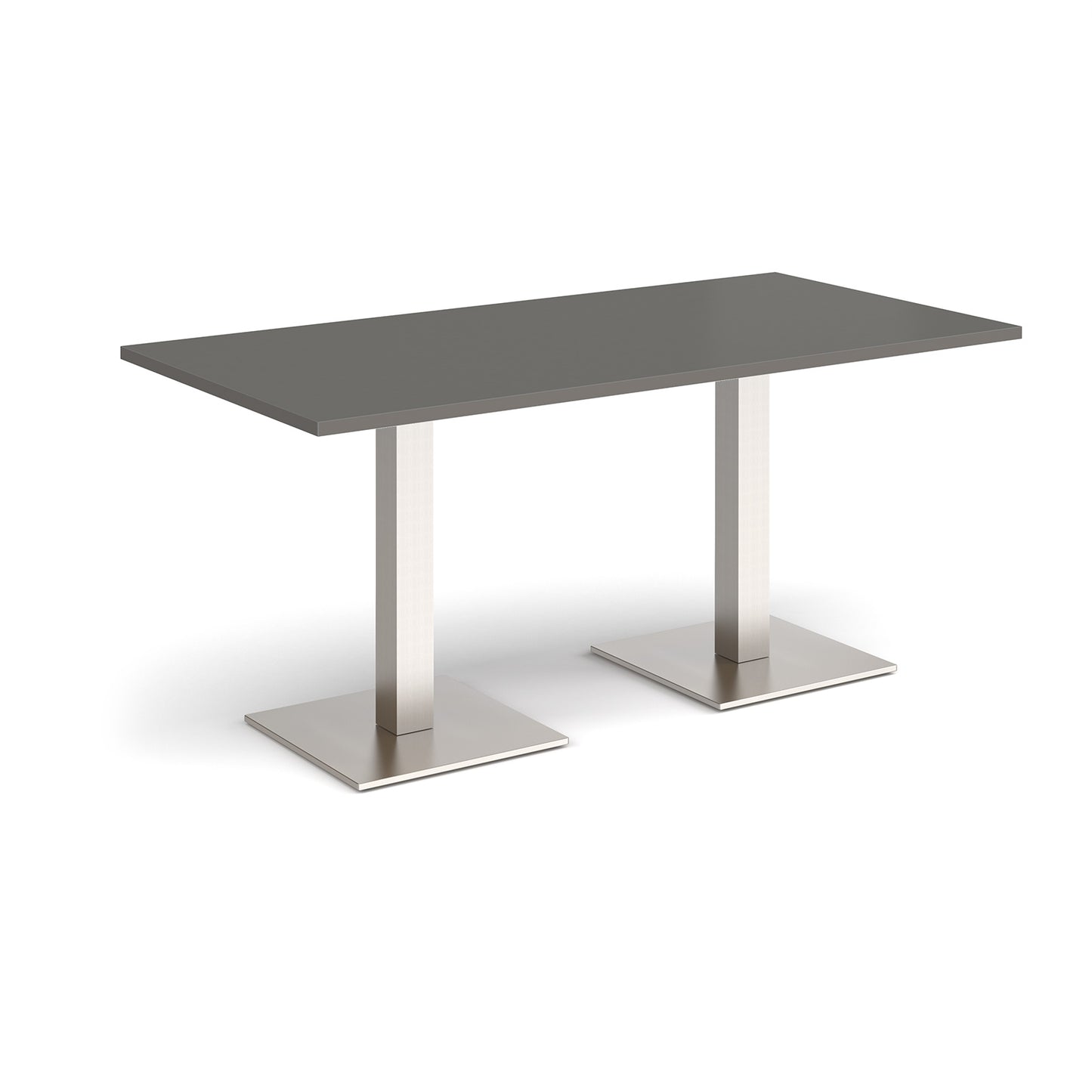 Brescia rectangular dining table with square bases