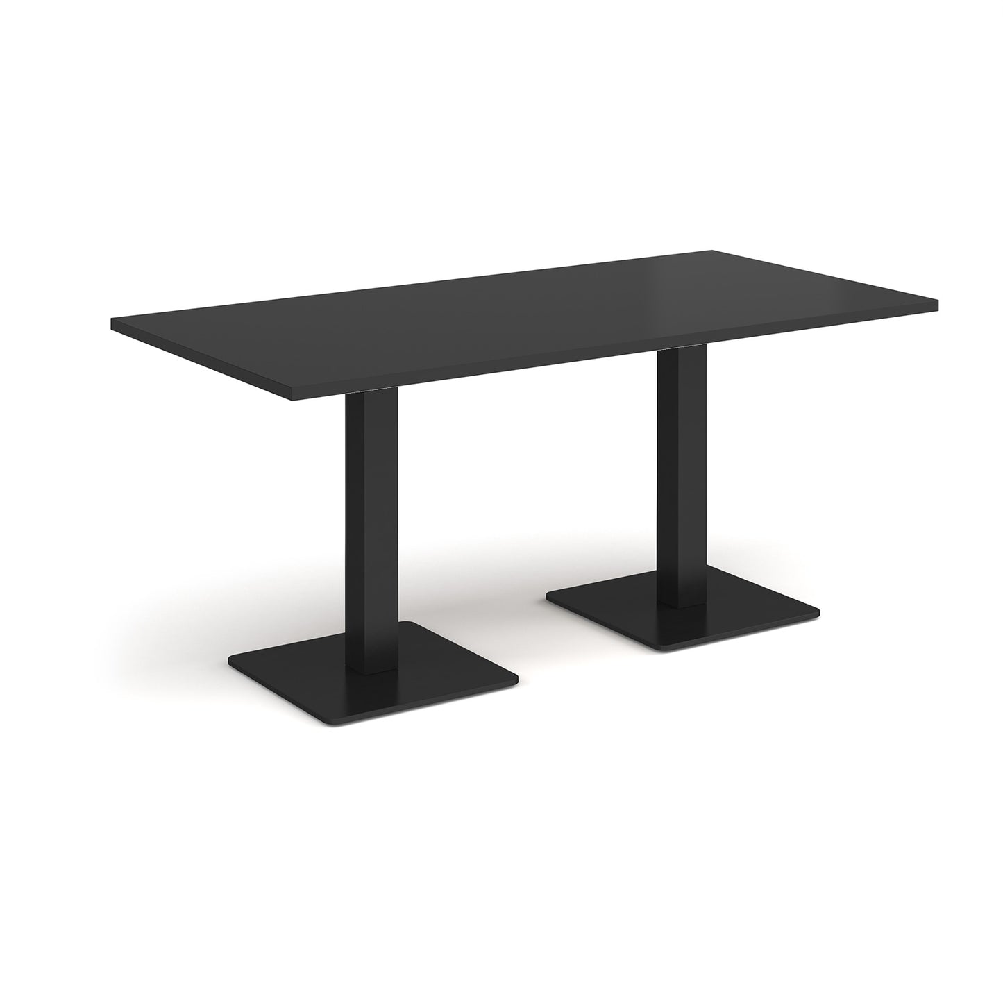 Brescia rectangular dining table with square bases
