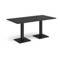 Brescia rectangular dining table with square bases
