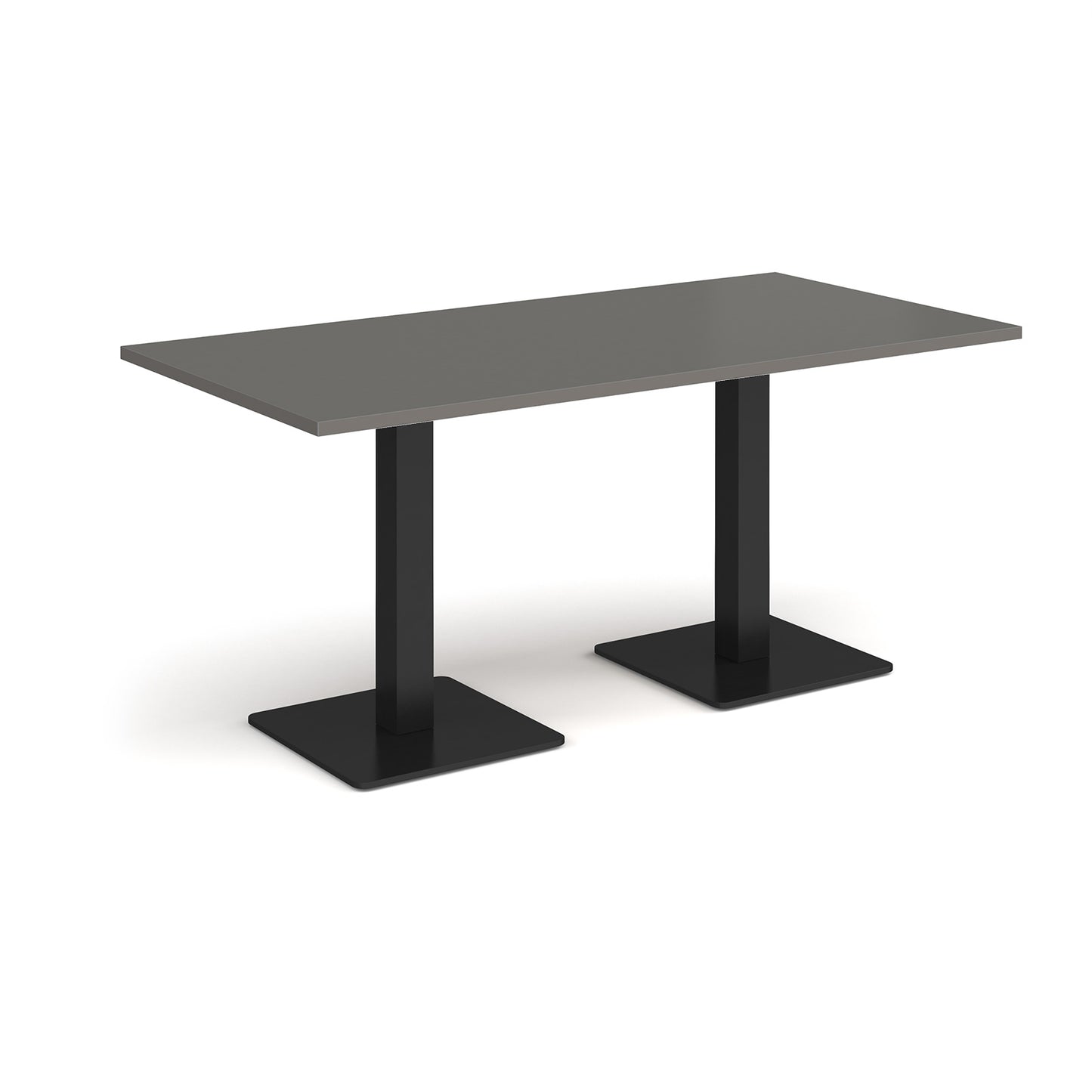 Brescia rectangular dining table with square bases