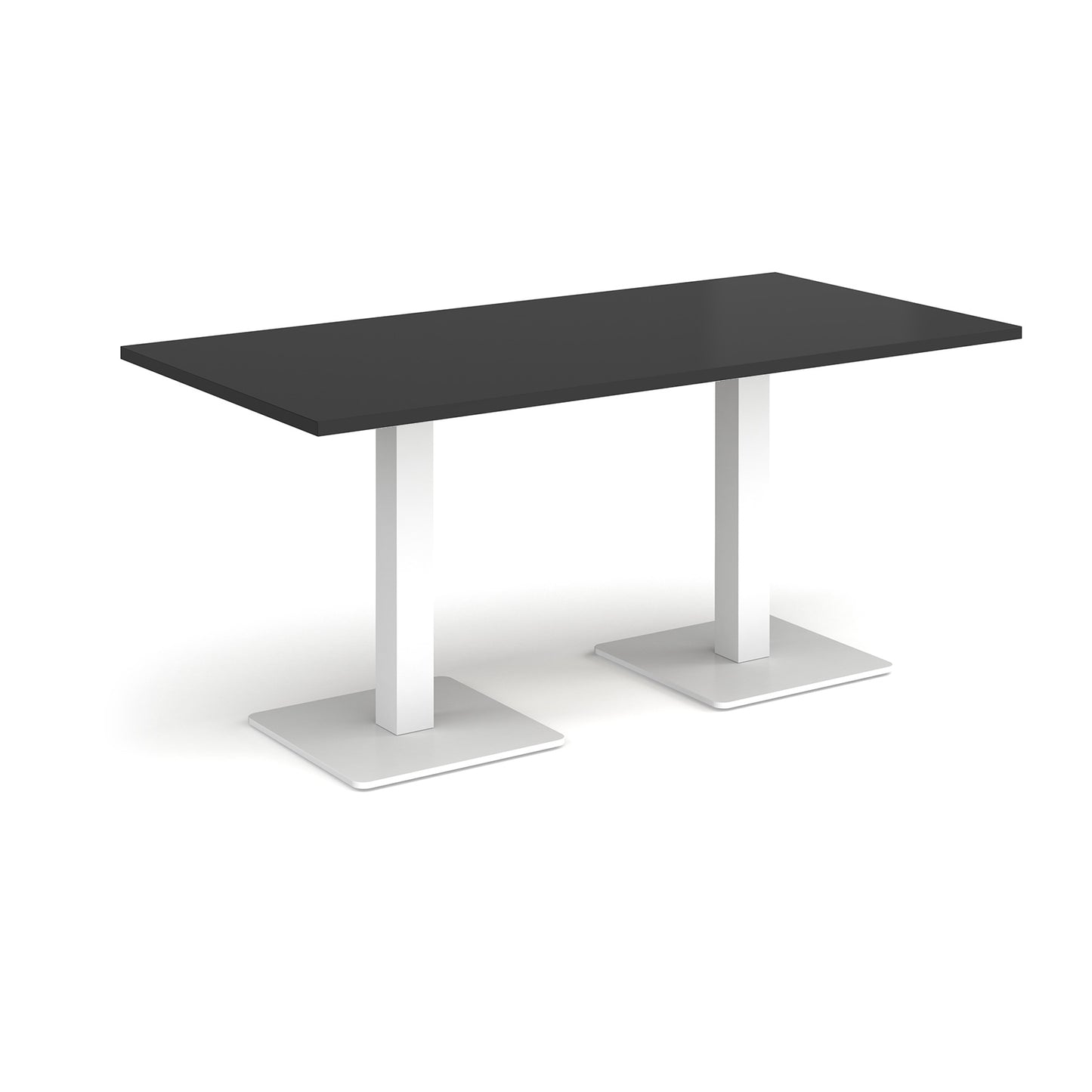 Brescia rectangular dining table with square bases