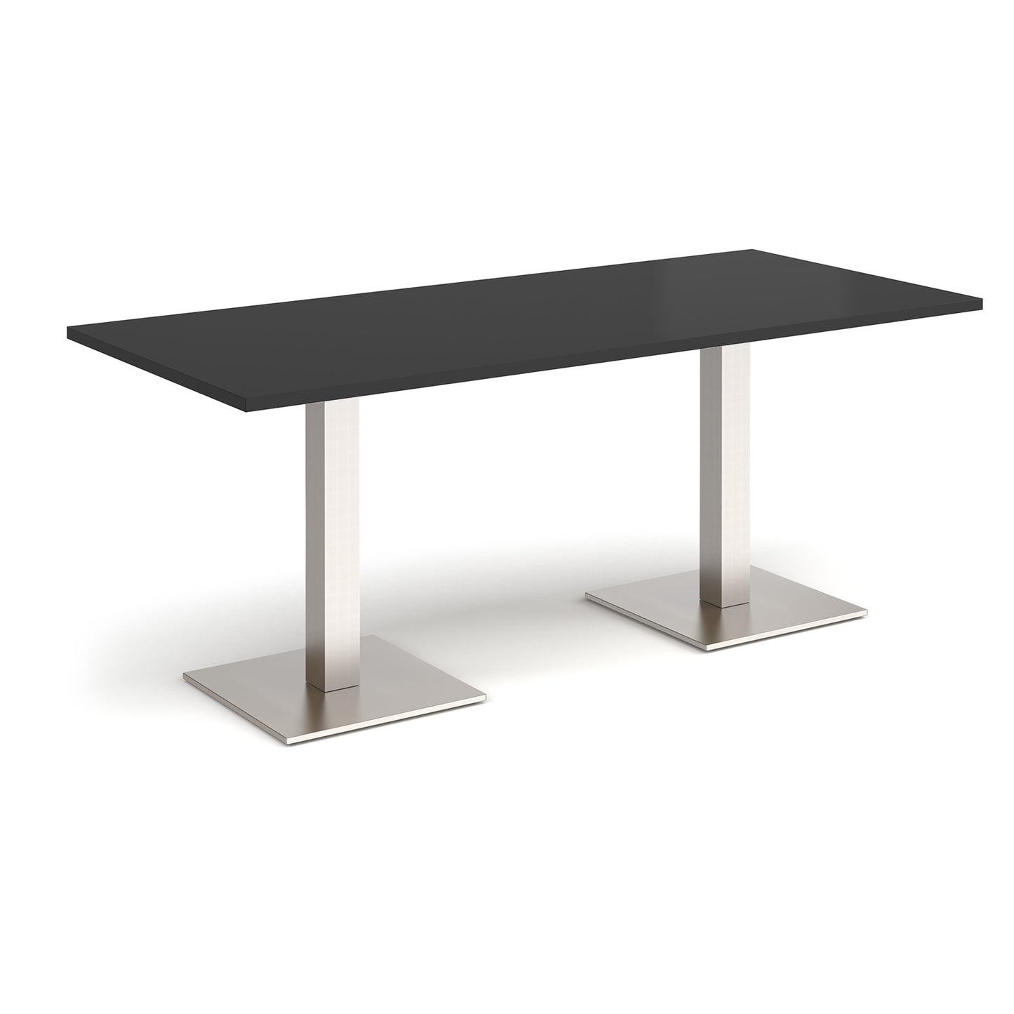 Brescia rectangular dining table with square bases