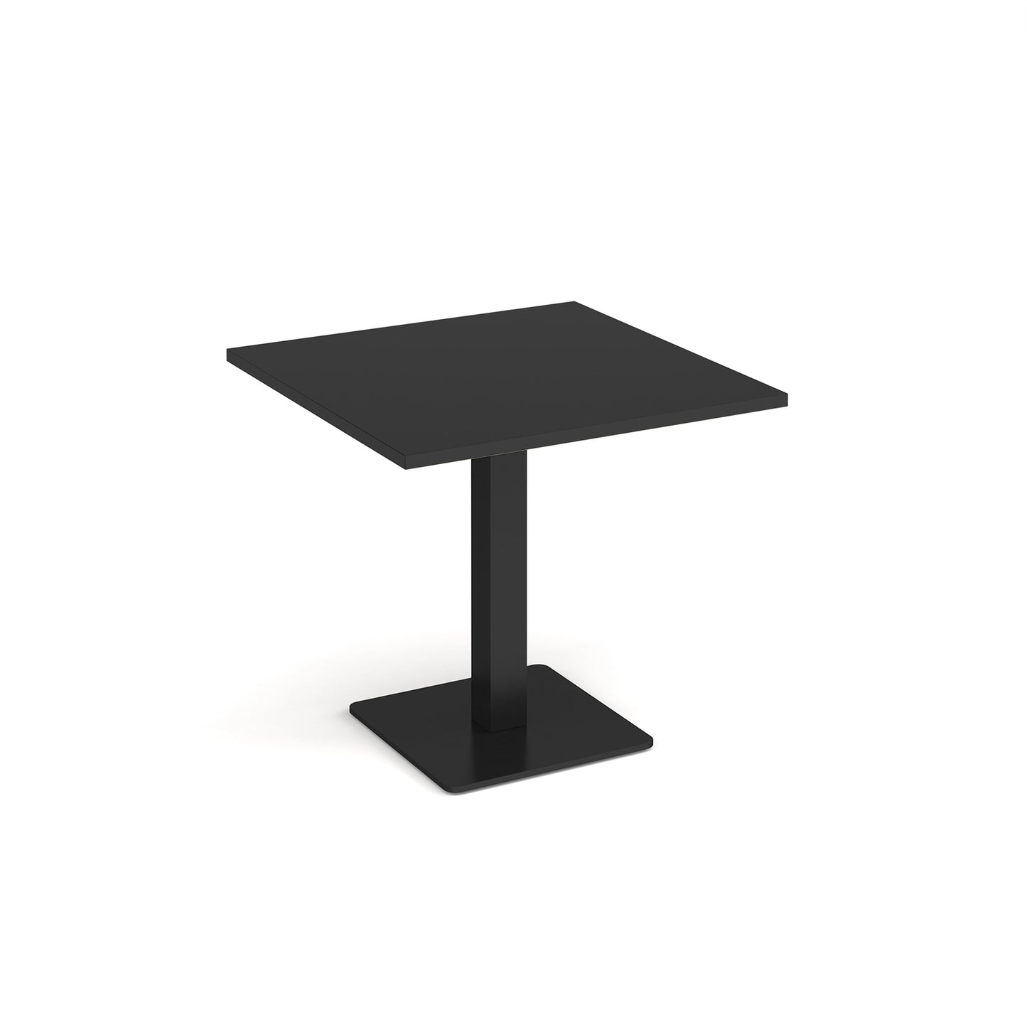Brescia square dining table with flat square base