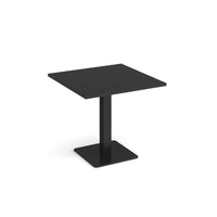 Brescia square dining table with flat square base