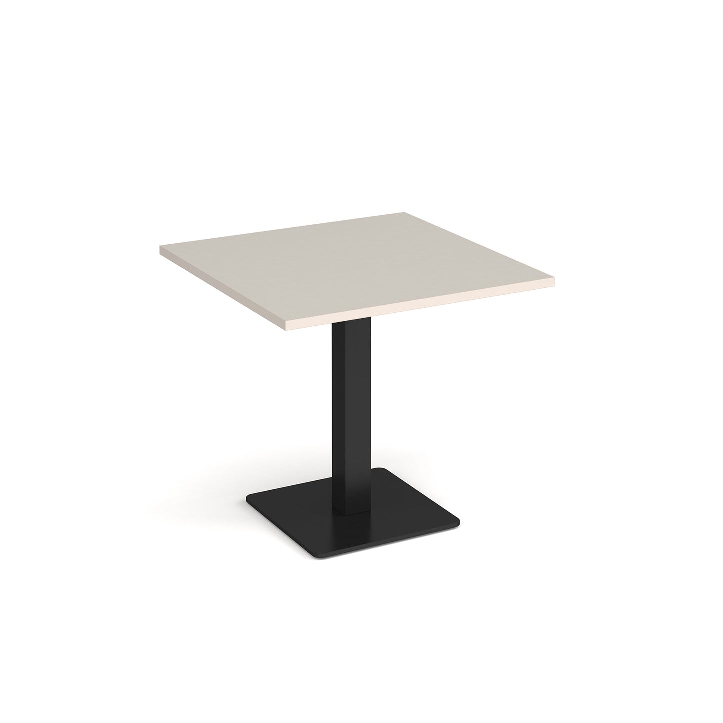 Brescia square dining table with flat square base