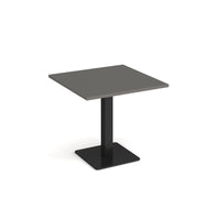 Brescia square dining table with flat square base