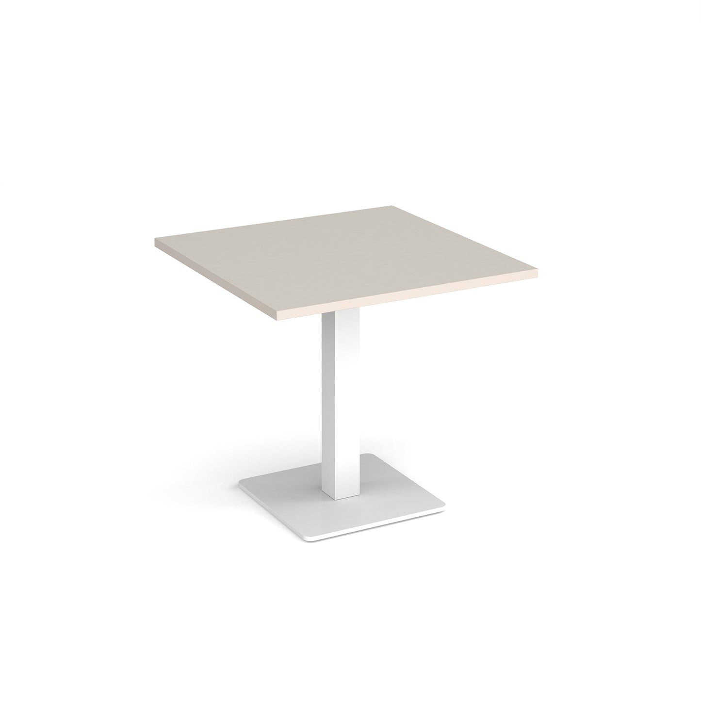 Brescia square dining table with flat square base