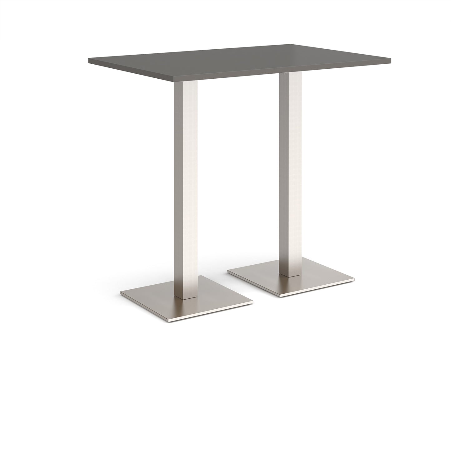 Brescia rectangular poseur table with square bases