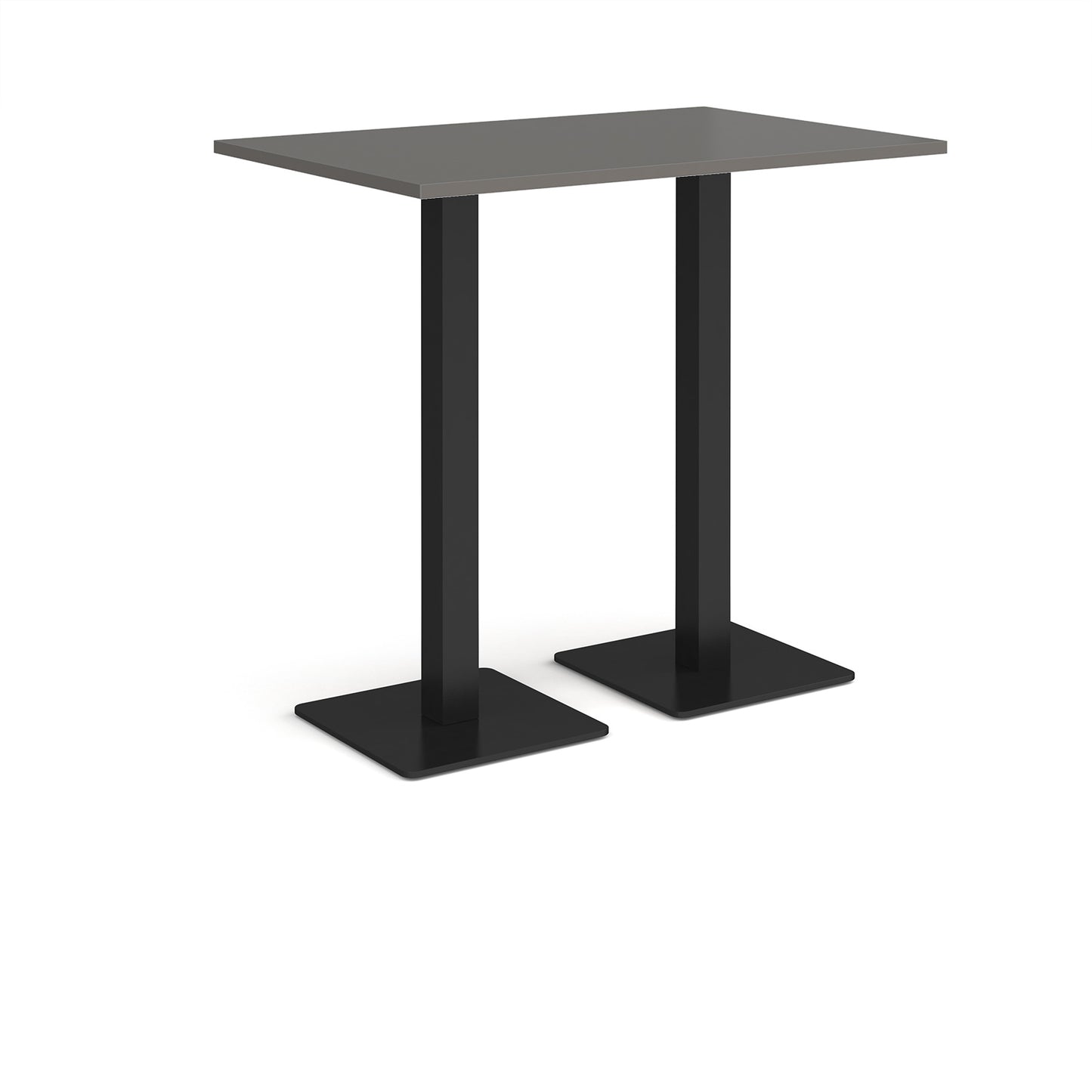 Brescia rectangular poseur table with square bases