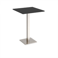 Brescia square poseur table with flat square base